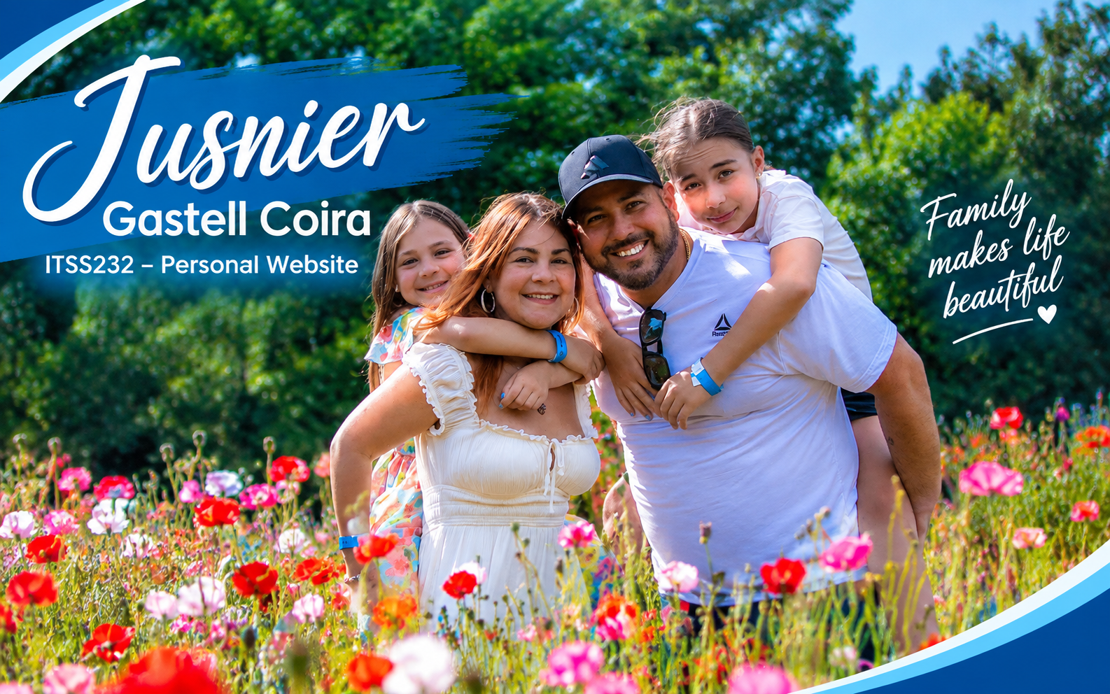 Photo of Jusnier Gastell Coira and family